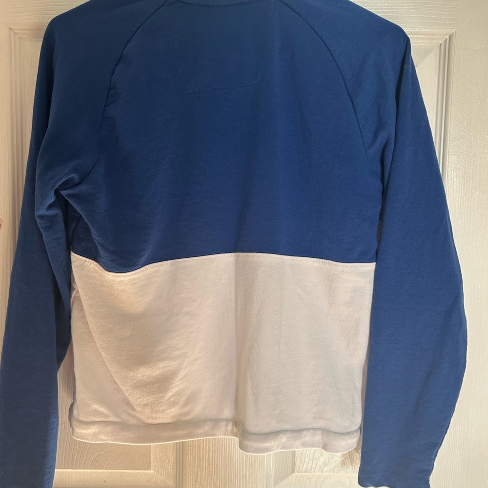 Antigua Navy and Red Quarter-Zip Pullover - Picture 3 of 5